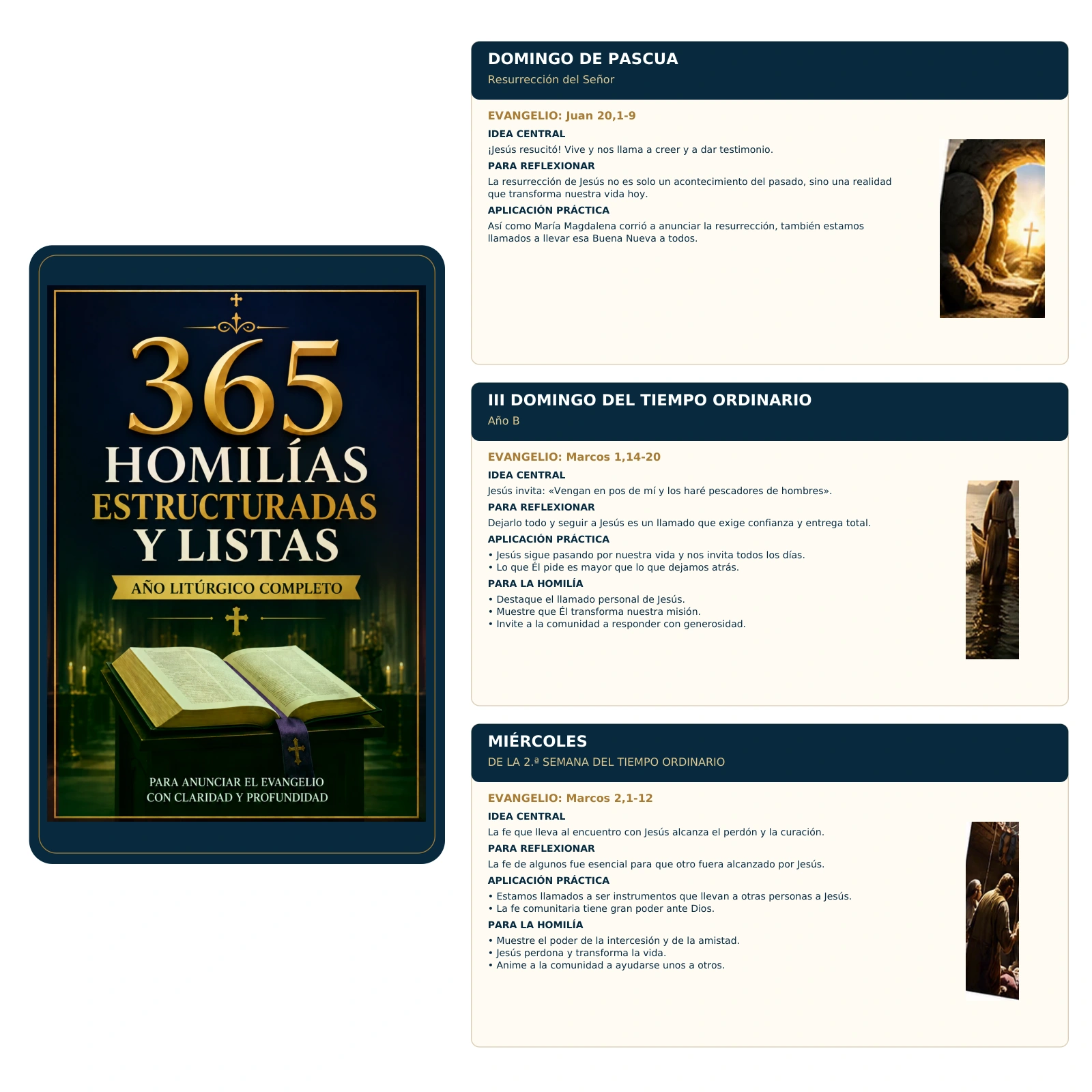 Libro y muestras del contenido en español